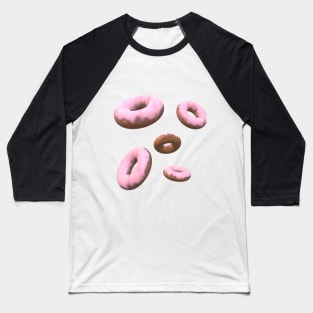 5 Pink Donuts Baseball T-Shirt